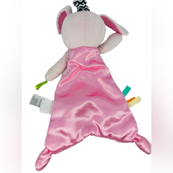 Magic Years Plush Pink Easter Bunny Lovey Crinkle Rattle Security Toy 2023 10” - Picture 2 of 4